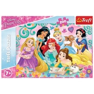 Puzzle Trefl Disney Princess 200 elementów Puzzle 200 Radosny świat księżniczek TREFL 13268