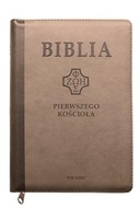 Biblia pierwszego Kościoła brązowa z paginatorami Praca zbiorowa