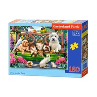 Puzzle Castorland Puzzle 180 elementów Zwierzęta w parku i604_KX4800