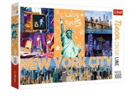 Puzzle Trefl Neon color line 1000 elementów New York City 10579