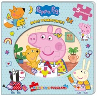 Peppa Pig. Mali pomocnicy Książeczka z puzzlami Praca zbiorowa