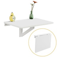 Stół kuchenny SoBuy prostokątny biały 40 x 60 x 6 cm