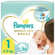 Pieluszki Pampers Premium Care Rozmiar 1 26 szt.