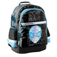 Plecak szkolny wielokomorowy Spiderman Paso czarny, Odcienie niebieskiego, Wielokolorowy 22 l