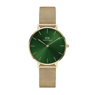 Daniel Wellington zegarek damski Petite Emerald 32mm Zegarek Złoty/Biały/Zielony