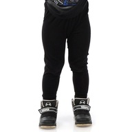 LAEMI legginsy dziecięce długie klasyczne bawełna czarny rozmiar 104 (99 - 104 cm)