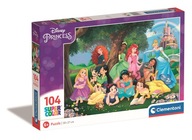 Puzzle Clementoni Super Kolor 104 elementów Disney princess 25743