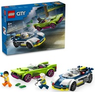 LEGO City 60415 Pościg za samochodem policyjnym i samochodem sportowym
