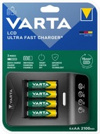 Ładowarka Varta LCD Ultra Fast Charger+ 4 AA, AAA