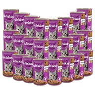 Zdjęcie przedmiotu WHISKAS z Kaczką w Galaretce 24x400g Puszka Mokra