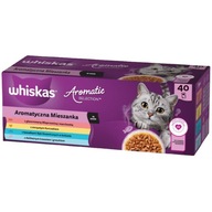 Zdjęcie przedmiotu WHISKAS AROMATIC AROMATYCZNA MIESZANKA mokra karma dla kota MIX 40x85g