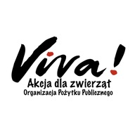 Logo zbiórki Pomóż zwierzętom z Fundacją Viva!