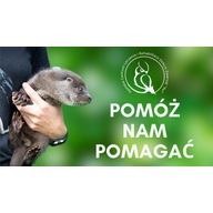 Logo zbiórki Wspieraj leczenie dzikich zwierząt