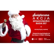 Logo zbiórki Zbiórka z Radiem 357 na pomoc psychologiczną dla dzieci z Polski i Ukrainy