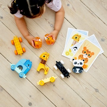 LEGO Duplo 10955 Поезд Животные Поезд Поезд Слон Лев Большие кирпичи 2+