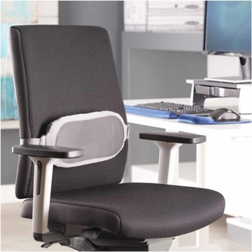 Опора поясничная Fellowes 160-350-60мм серая