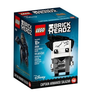 LEGO BrickHeadz 41594 Капитан Армандо Салазар ПОВРЕЖДЕННАЯ УПАКОВКА