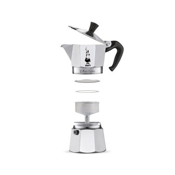 Кофеварка BIALETTI Moka Express 6 TZ Серебристый и черный