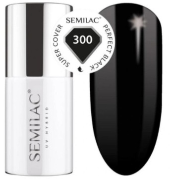 Slay гибридный лак SEMILAC 300 PERFECT BLACK