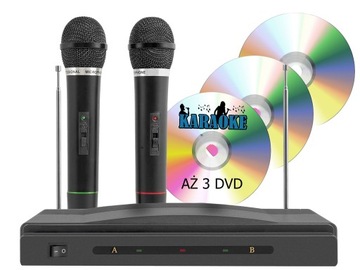 НАСТРОЙКА КАРАОКЕ XXL + 2 МИКРОФОНА + 3 DVD