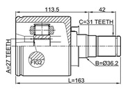фото thumb №3, Шарнір внутрішній лівий land rover freelander ii