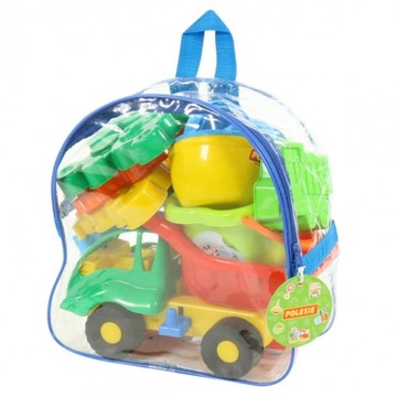 Рюкзак WADER Bucket с игрушками и формами для песка 11