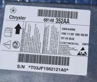 фото thumb №6, Датчик подушка безопасности chrysler voyager 5wk44096 68148352aa