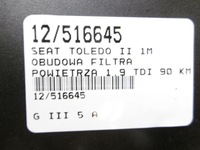 фото thumb №5, Toledo ii корпус фільтра 1,9tdi 1j0129607aj