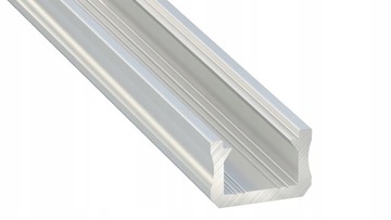 Алюминиевый профиль Narrow SLIM 12мм Silver Raw тип X для светодиодных лент 2 метра