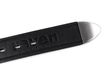 Ремень мужской кожаный Raven Jeans Wear 4/110 см