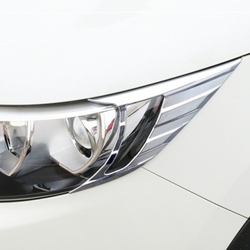 ХРОМИРОВАННЫЕ НАКЛАДКИ ЛАМП NISSAN QASHQAI J11