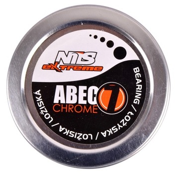Хромированные подшипники ABEC7 для роликов самоката 8 шт в упаковке NILS