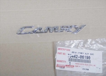 CAMRY 11-17 ЭМБЛЕМА ЛОГОТИП ЗАДНЯЯ ДВЕРЬ