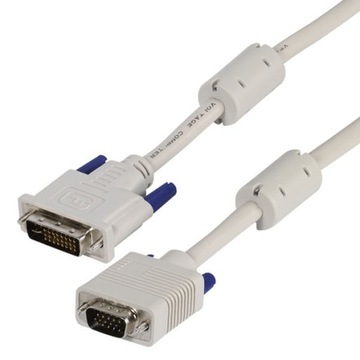 Кабель DVI-I <-> VGA (15-контактный D-Sub), 1,8 м HD Vivanco, качество W-WA