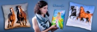 ПОДУШКА 40х40 ЧЕХОЛ + ВСТАВКА КАШТАН BLACK HORSE 20