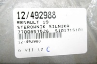 фото thumb №4, Renault 19 бортовий комп'ютер двигуна 7700857526 s101715101
