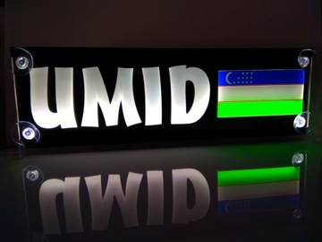 Яркие светодиодные таблички - 50х16 ​​см, 12В.