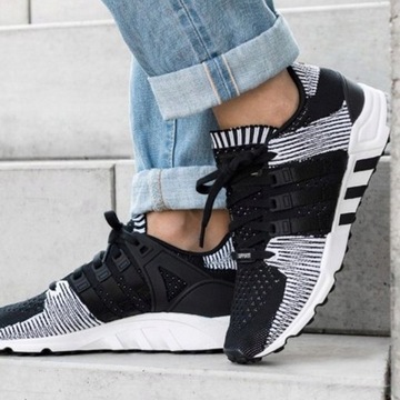 Adidas Originals EQT Support туфли черные низкие кеды YB9689 37 1/3