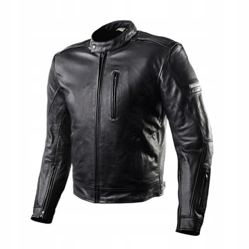 SHIMA HUNTER+ черная классическая куртка caferacer M