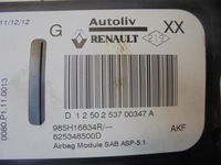 фото thumb №2, Подушка подушка безпеки w сидіння ліва renault clio iv