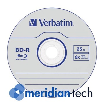 Диски VERBATIM BD-R 25 ГБ DataLife cake 25 43837