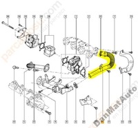 фото thumb №4, Труба шланг выхлопных газов egr renault master opel movano b 2.3 dci