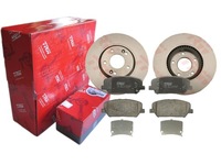 фото thumb №1, Гальмівні диски + гальмівні колодки trw перед hyundai i30 ii 300mm