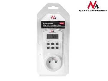 ТАЙМЕР ТАЙМЕР ЦИФРОВОЙ ПРОГРАММАТОР 3600W MACLEAN MCE05