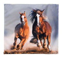 HORSES PILLOW 06 ЖЕРЕБЕЦ наволочка+вставка 40х40