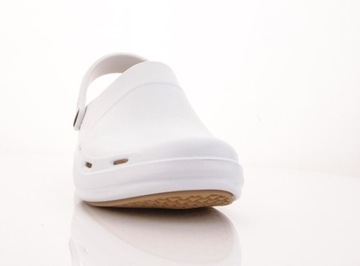 Удобные легкие шлепанцы белого цвета из ЭВА Stylish FitClog 44