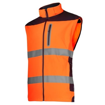 LAHTI PRO Kurtka robocza Soft-shell ostrzegaw. 2XL