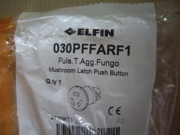 Грибковая кнопка аварийной остановки Elfin 030F1