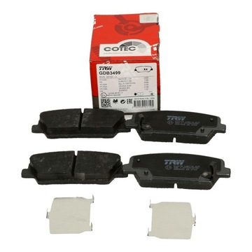 фото thumb №12, Trw гальмівні колодки гальмівні зад sorento hyundai santa fe