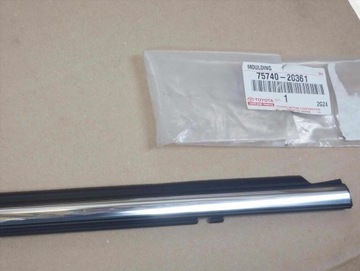 фото thumb №3, Avensis t25 03-08 планка ущільнювач хром двері lt